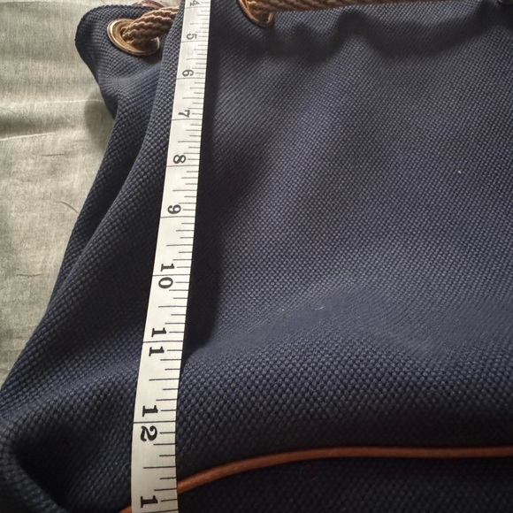 Michael Kors Navy and Brown Shoulder Bag - Picture 6 of 8